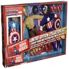 Diamond Select Toys Marvel Retro Captain America Action Figure Set, 8"   